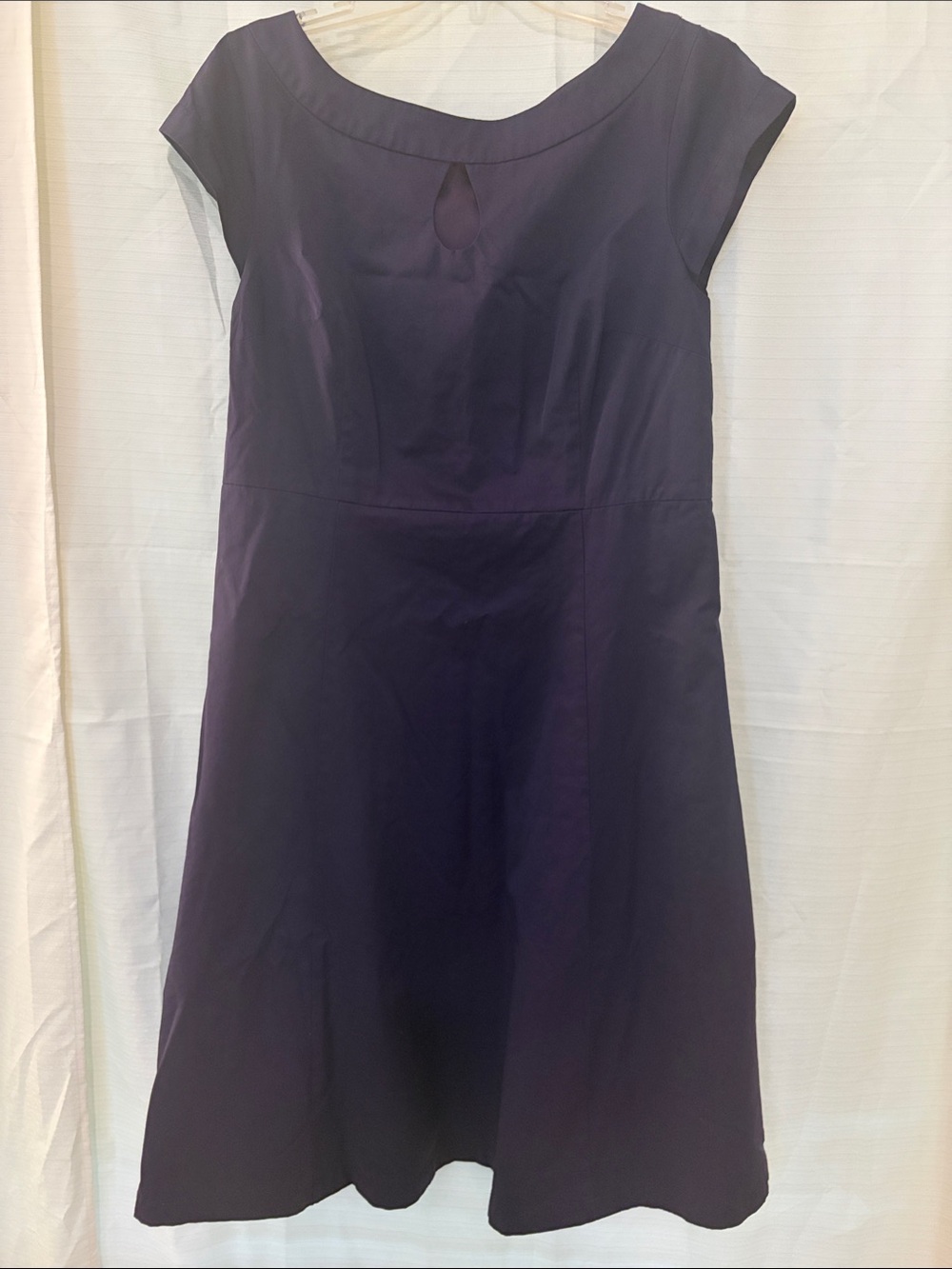 Merona Dark Purple Fit-and-Flare Dress